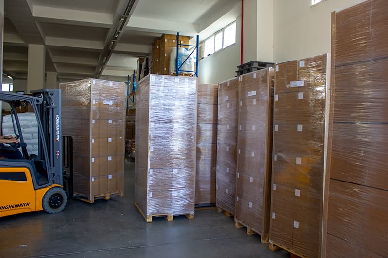 Zeminer sevkiyat operasyonu — stoktan 24–48 saat