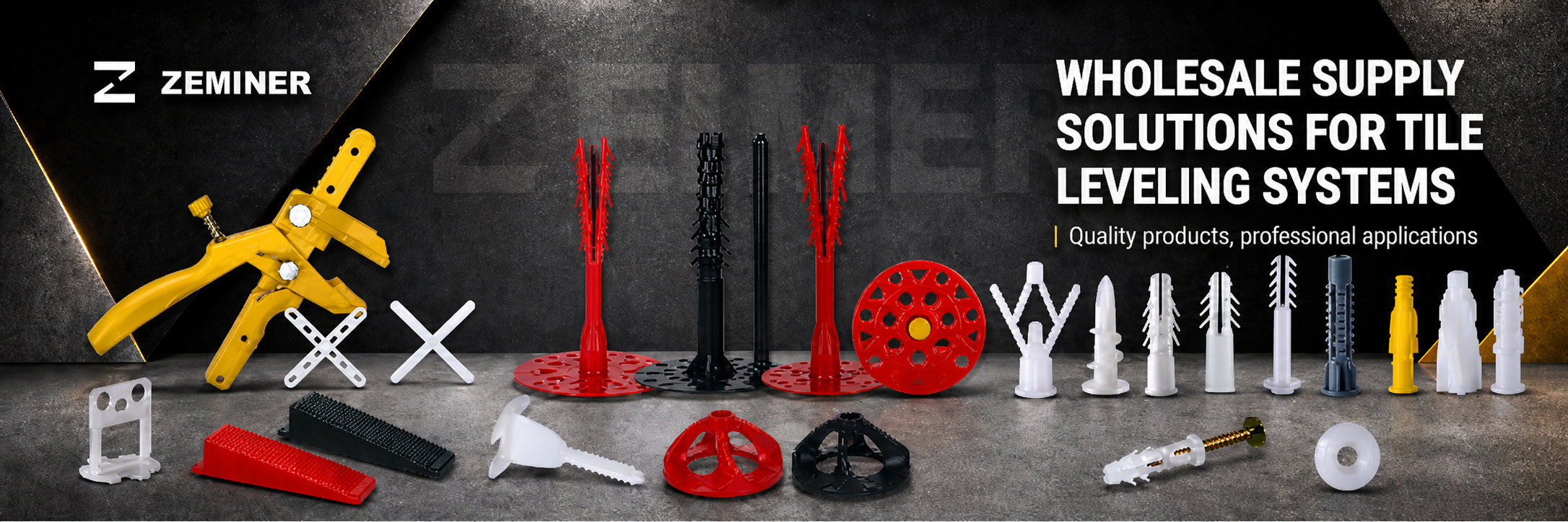 Zeminer tile leveling product family