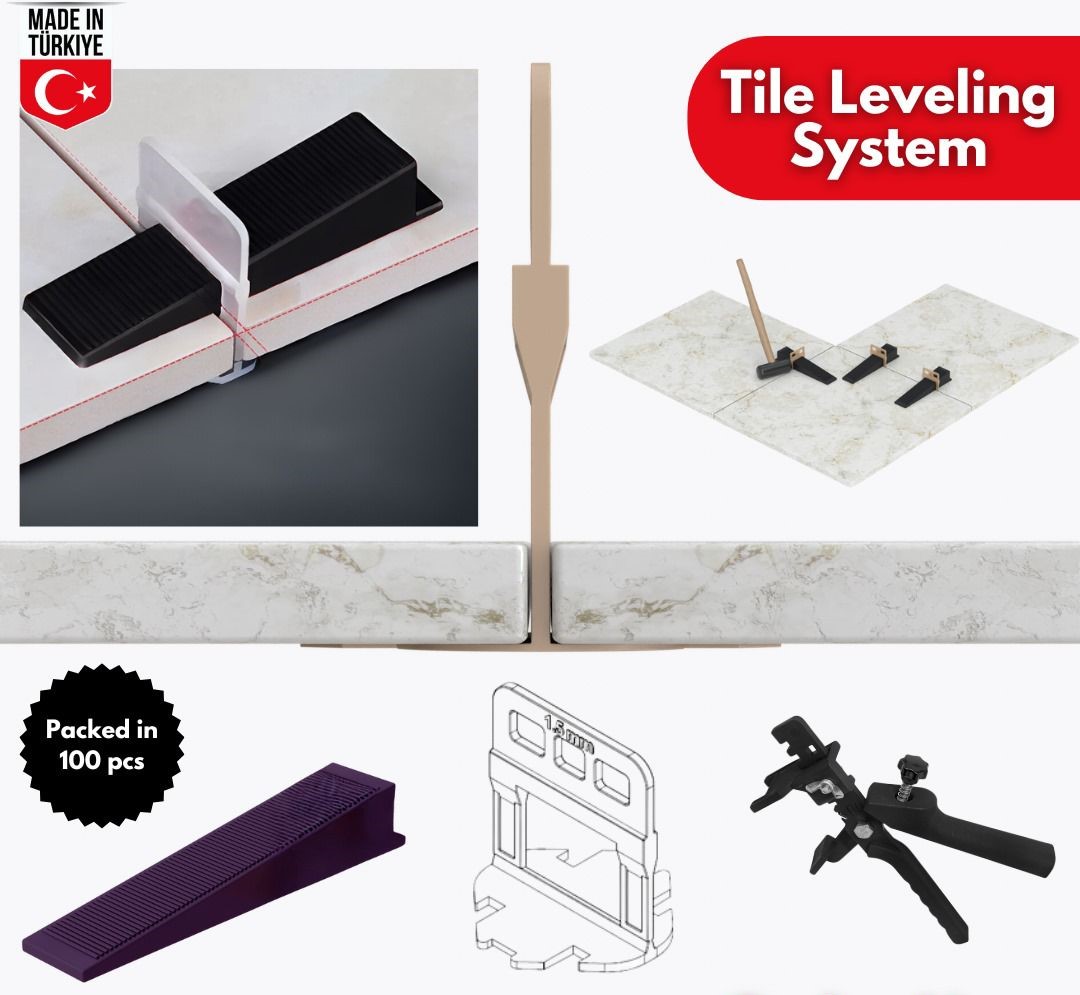 Karo yüzeyinde takoz ve klips kullanımı